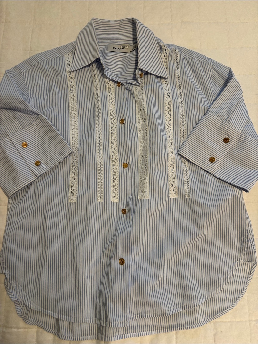 Coach 1941 Cotton and Lace Blouse